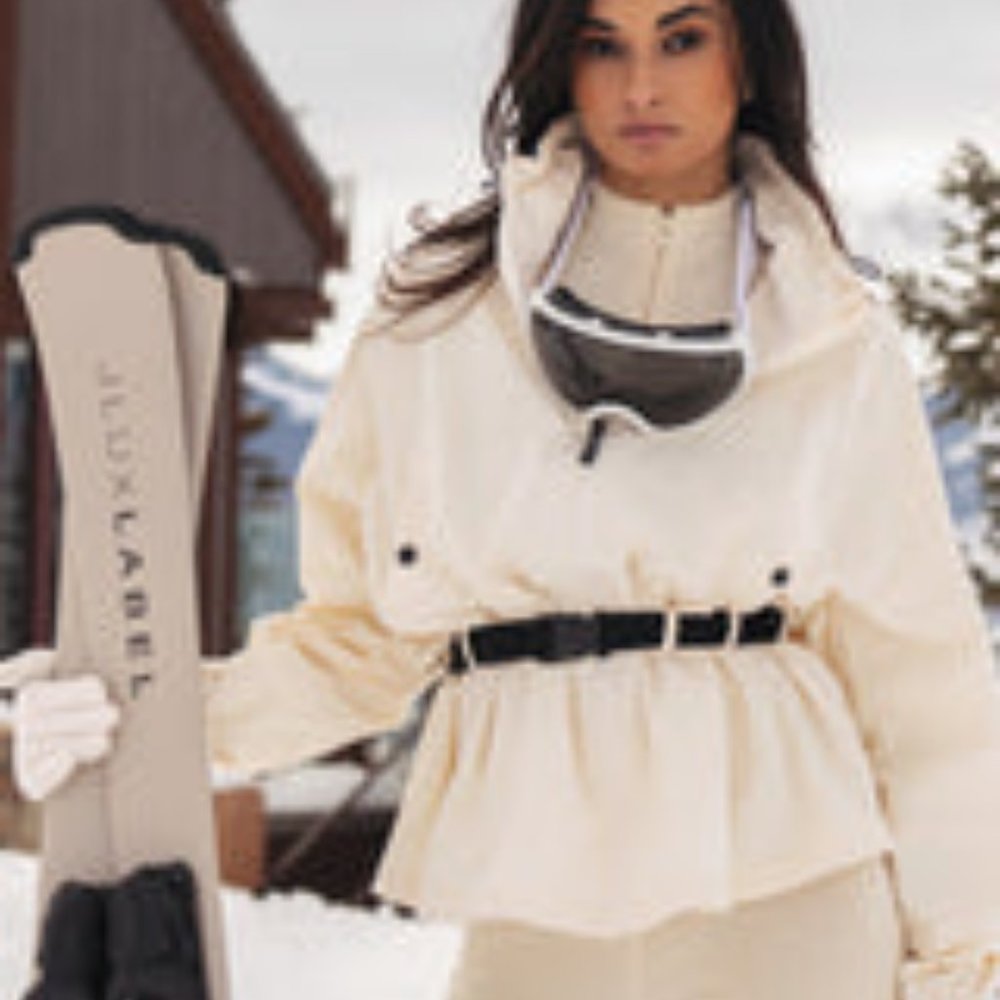 JLUX LABEL BUTTERCREAM WILLOW BELTED JACKET